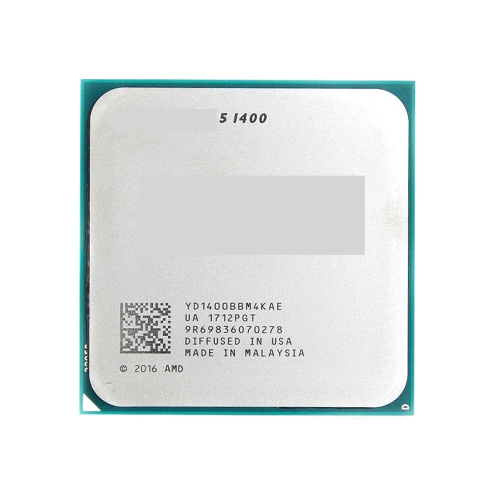 Processeur CPU AMD Ryzen 5 1400 Pièce de Rechange PC AM4