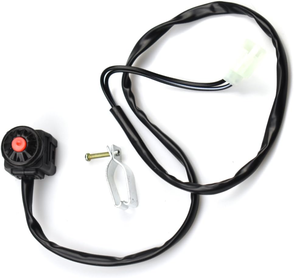 Kick Start Dirt Pit Bike Wire Harness Wiring Loom CDI Ignition Coil Magneto Spark Plug Rebuild Kit for 50cc -125cc Stator CDI Coil ATV Quad Bike Buggy Go Kart