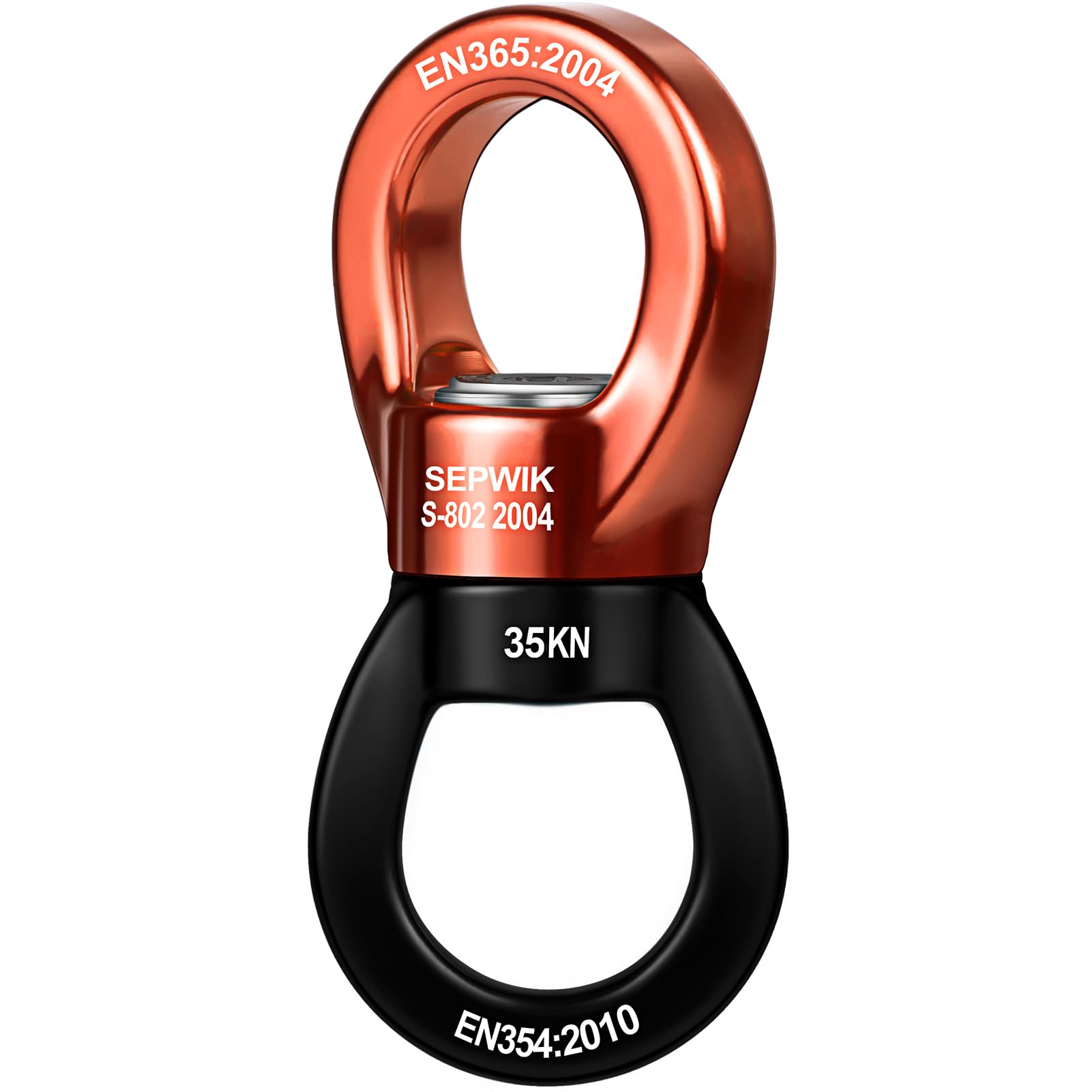 SEPWIK Swing Swivel, 35KN Swing Spinner, 360° Safety Rotational Device Hanging Accessory for Hanging Hammock Web Tree Swing