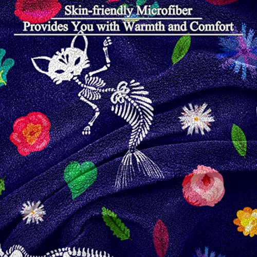 Couverture en peluche chat pour éliminer les frissons nocturnes - 3