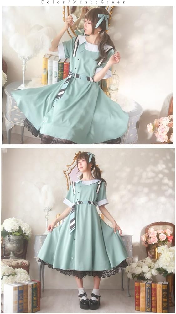 Amazon.co.jp: [フェイバリット] 単体でも着回し チョコミントの