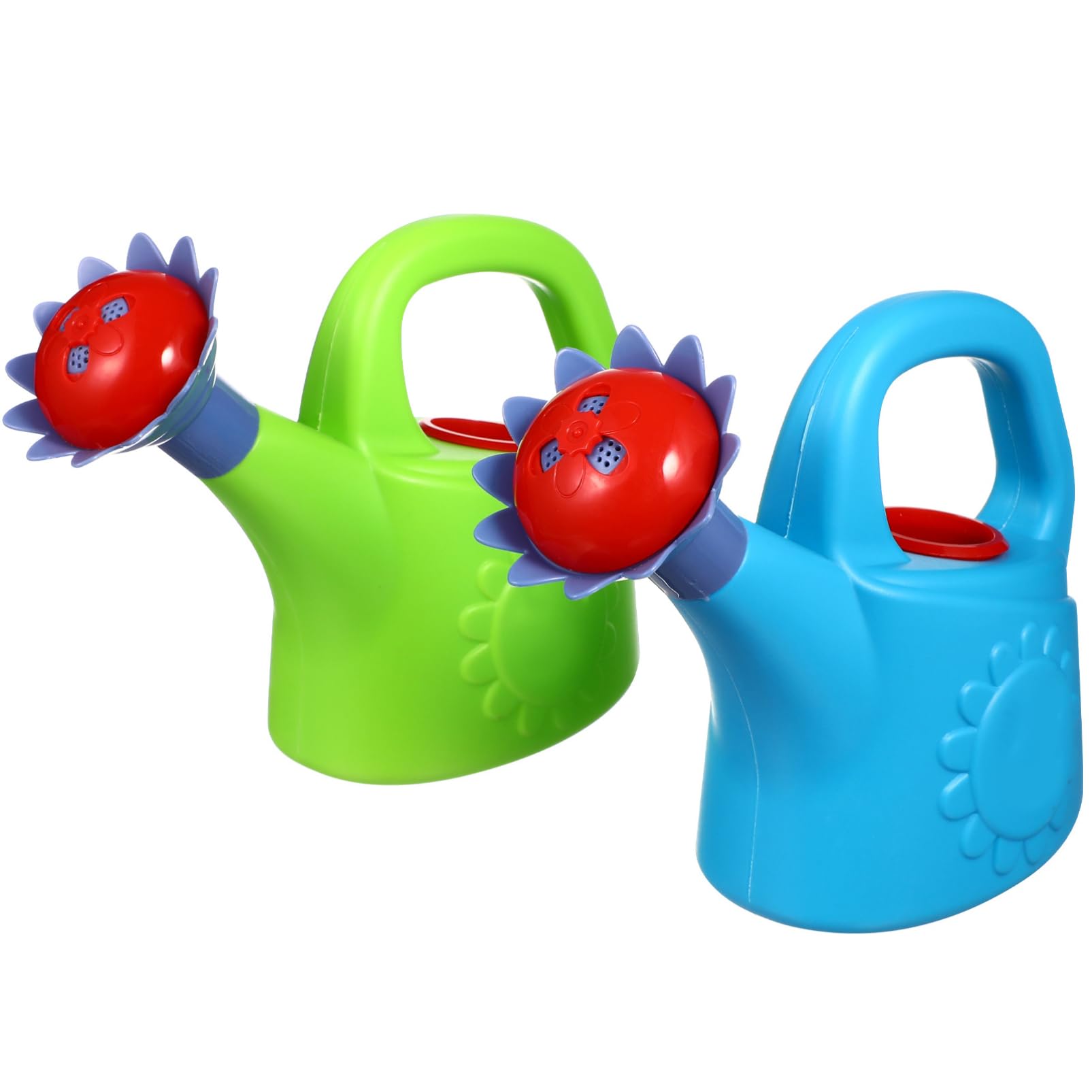 NUOBESTY 2pcs Plastic Chicken Toy Watering Can Kids Garden Watering Cans Toys Outdoor Toy Kids Bath Toys for Beach, Garden (Random Color)