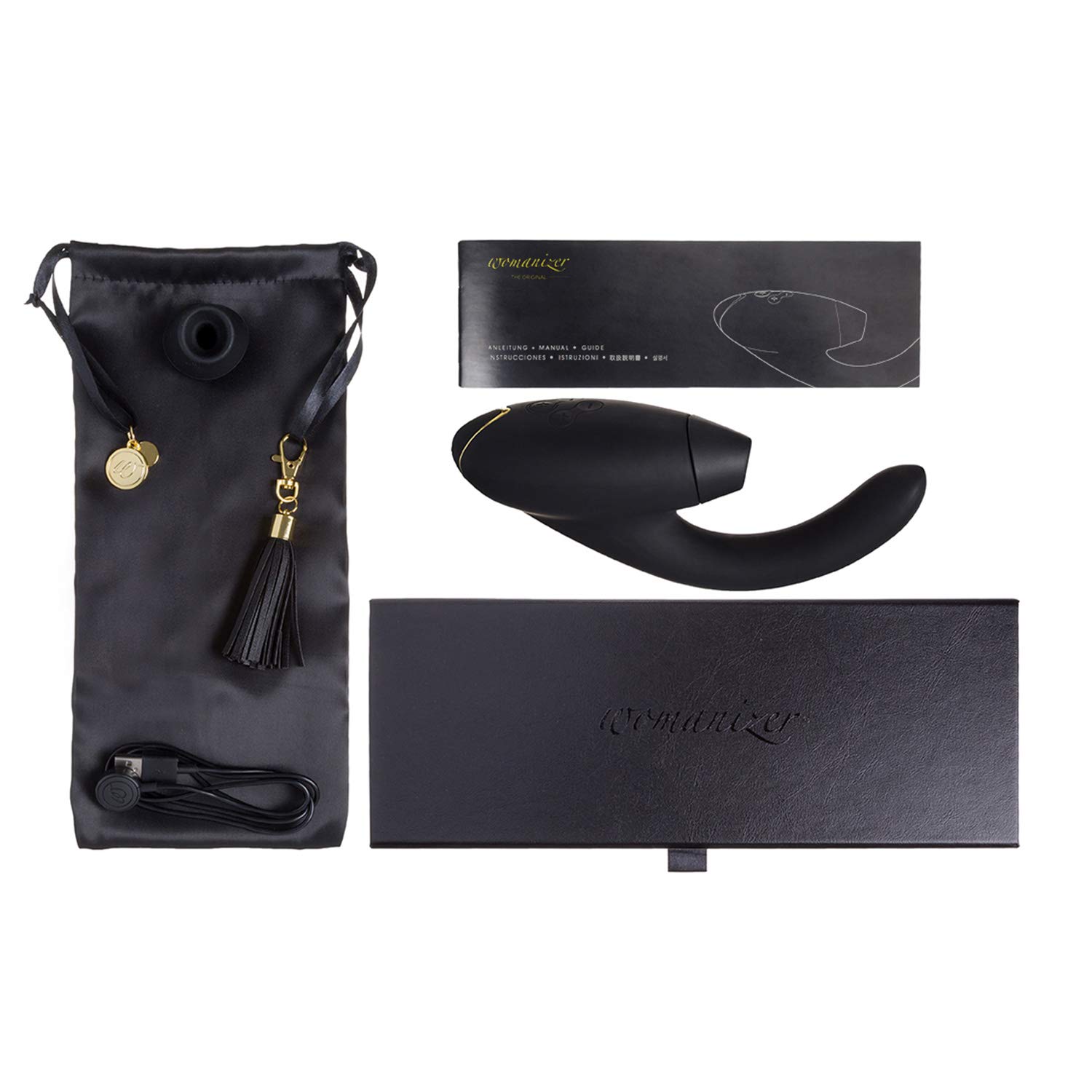 Womanizer InsideOut Vibrador & succionador de clítoris femenino | Juguetes eróticos para pareja sexuales | Estimulación del clítoris y el punto G | 12 niveles de intensidad