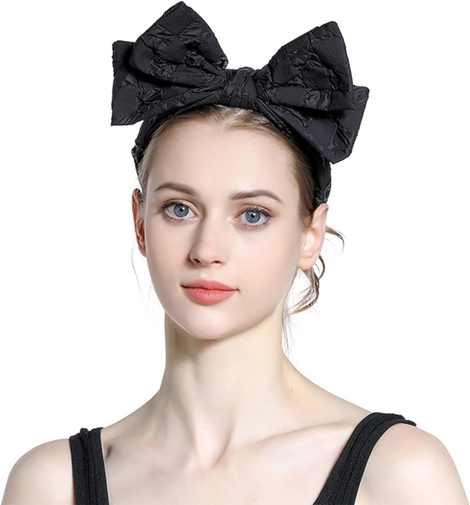 Amazon | リボン カチューシャ 2点入れ ヘアバンド 髪飾り 大きめ 無地