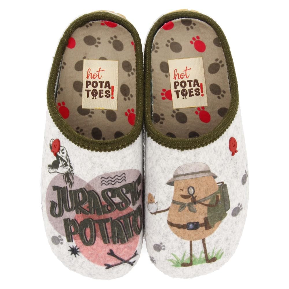 HOT POTATOES EFERDING, Slipper Men's, Gris