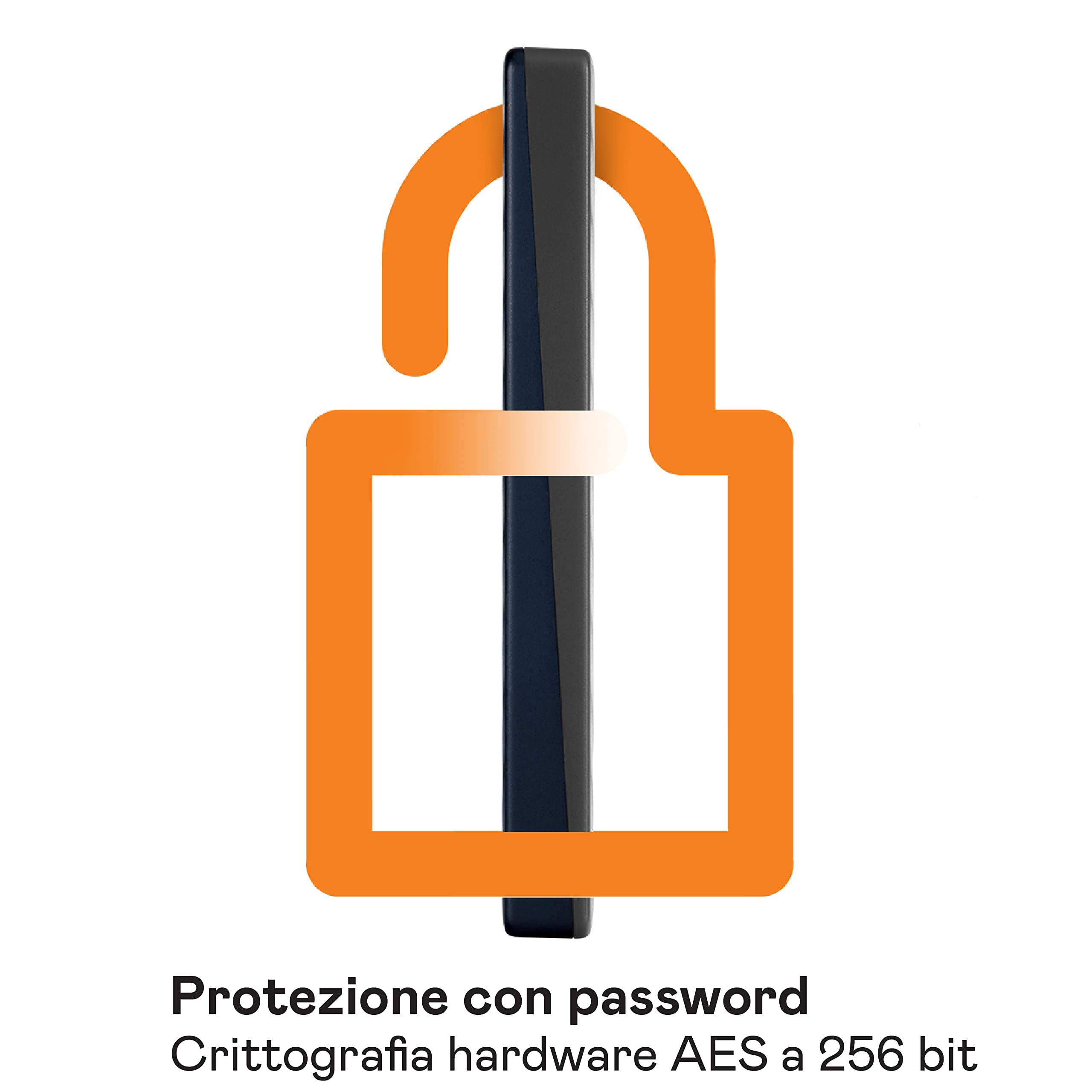 WD 5TB My Passport for Mac, Hard Disk Esterno Portatile, USB 3.2 Gen 1/USB 3.0, Protezion con password, Software per la gestion e il backup, Formatto per MacOS, Blu Notte