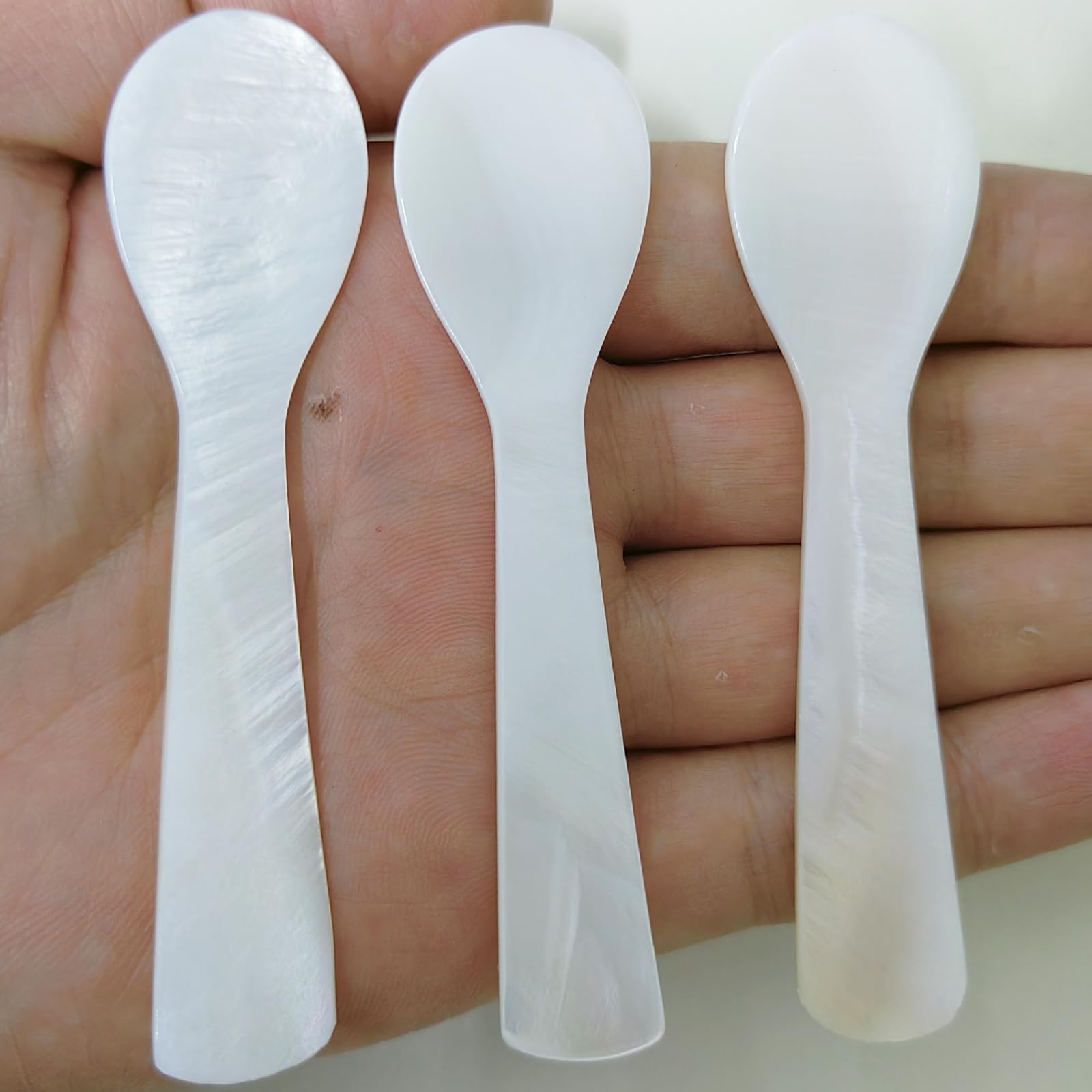 Caviar Spoons - Mother of Pearl Spoon Set with Gift Box Packaging - Perfect for Serving Caviar Eggs and Dessert (3)