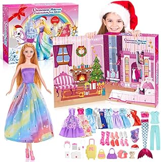 Advent Calendar 2022 Kids, Gifts for 5 - 8 Year Olds Girls Christmas Gifts for Kids Advent Calendar 2022 Kids Dolls for Girls Toys for 3 - 6 Year Old Girls Unicorn Gifts for Girls