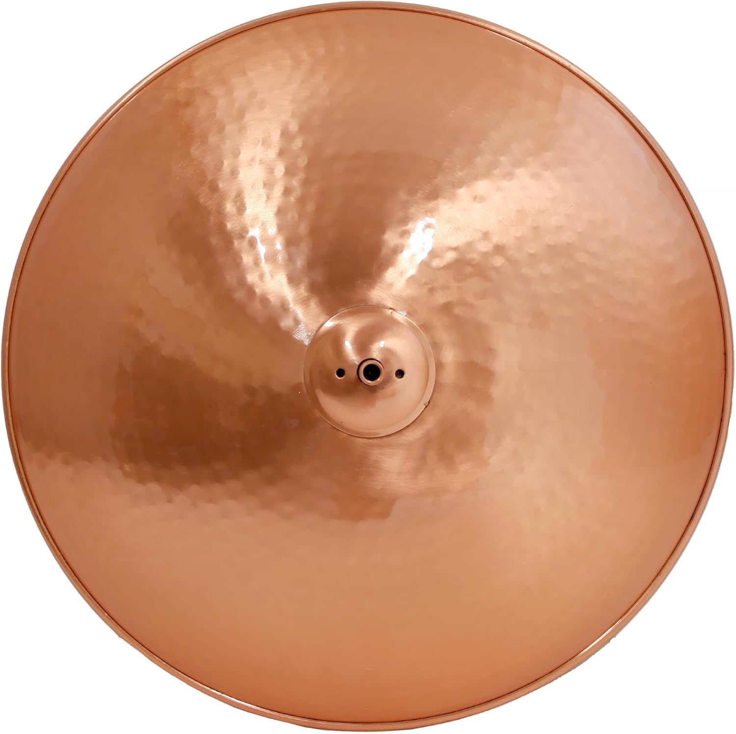 Polished Copper Birdbath- Stake