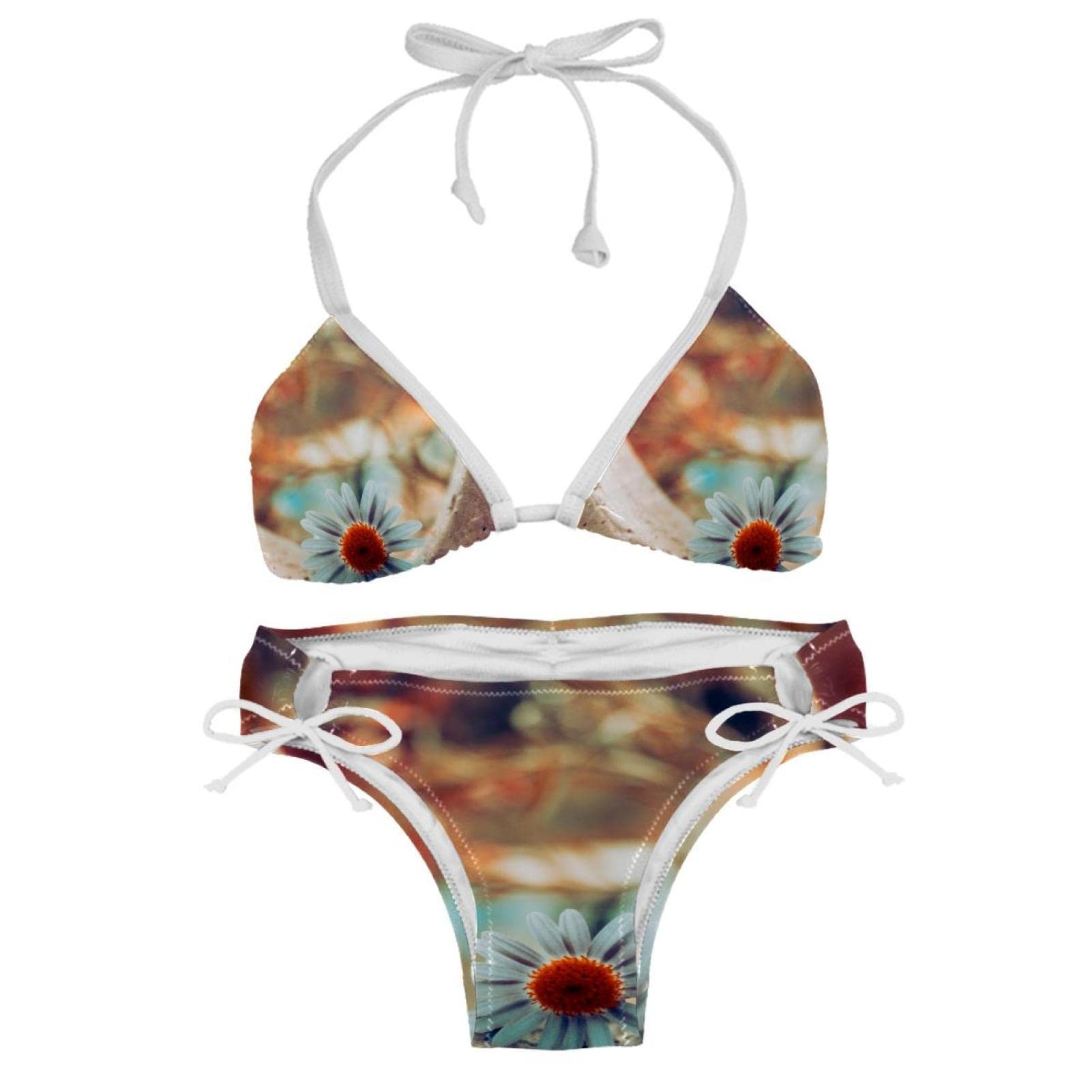 Ensemble bikini multicolore Daisy XS anti-glisse et séchage rapide - 8