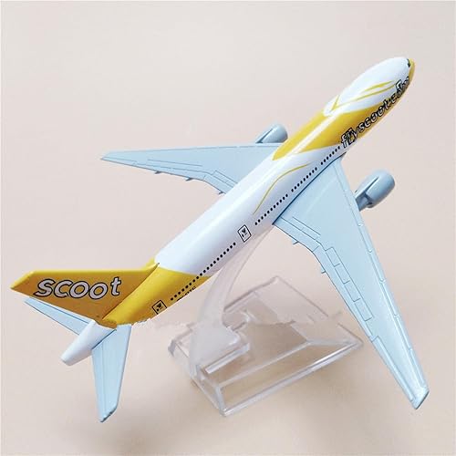 Miniatura 7 de 1/400 Escala Diecast Singapur 777 Modelo Avión Modelo Airbus Aviación Ciencia Exposición Modelo