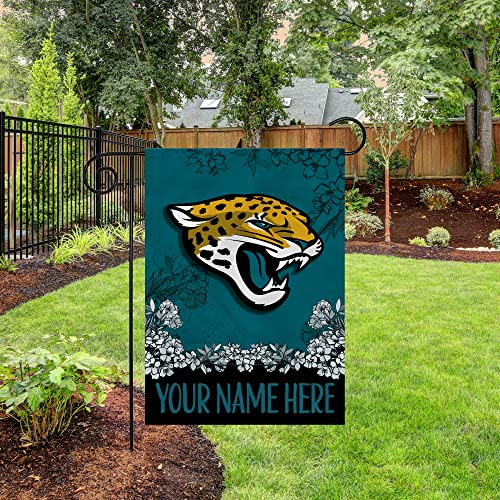 Image of Rico Industries NFL Standard /Primary Personalized 13 inch x 18 inch Double Sided Garden Flag