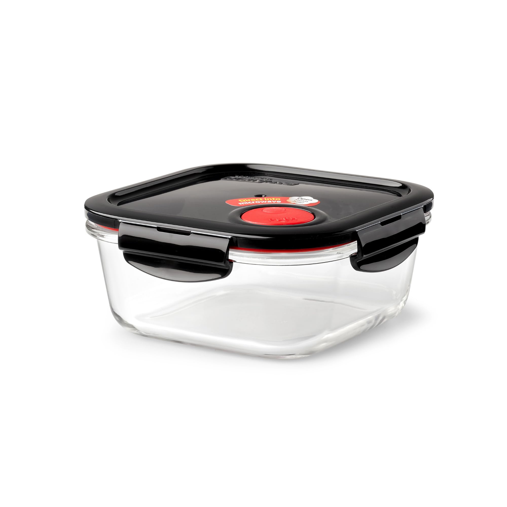 LocknLock Microwave-Safe Glass Food Storage Container – Oven Glass – Casserole Dish with Lid for Oven, Microwave & Freezing, Various Sizes (500 ml)