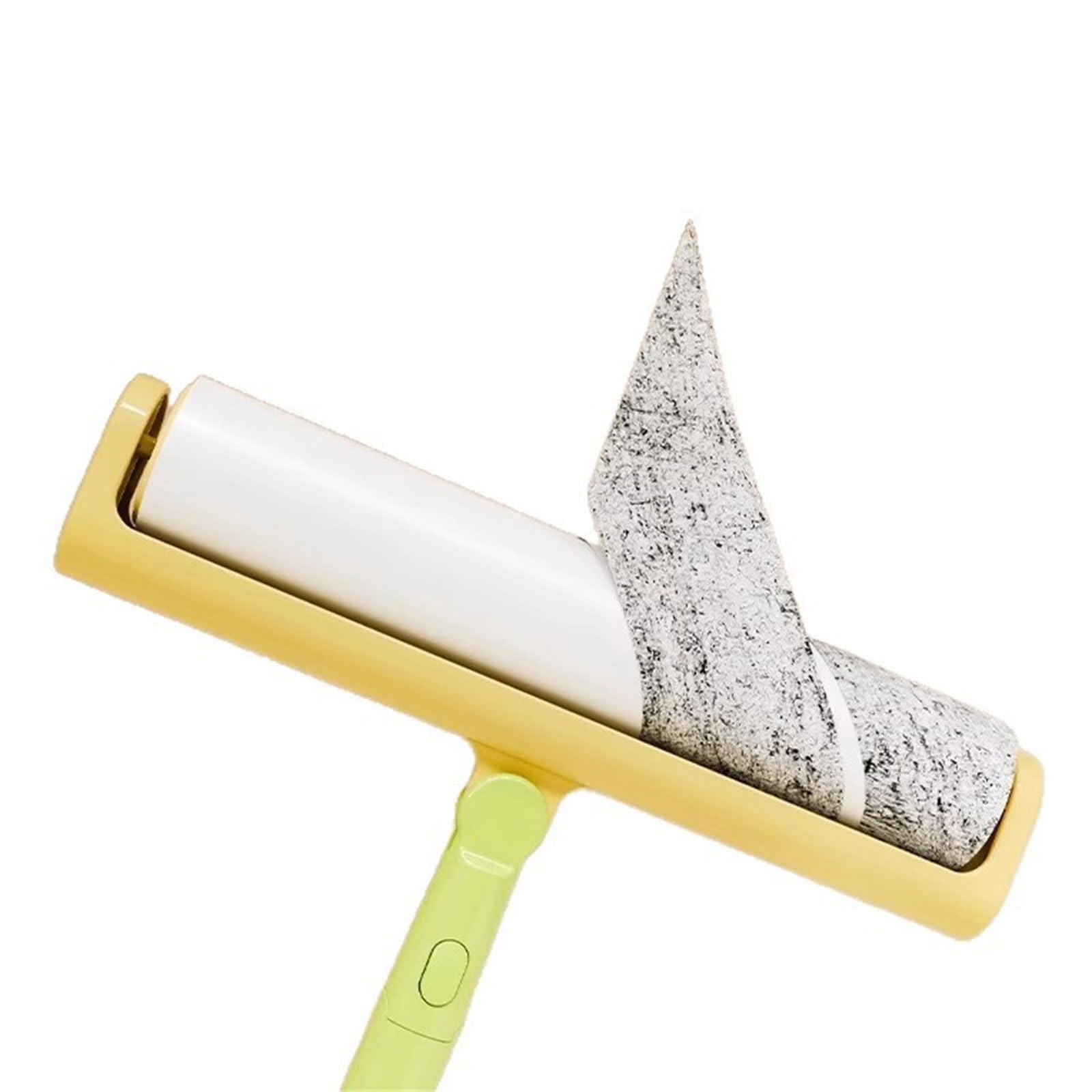 Rodillo de pelusa retráctil, mango extensible, removedor de pelo adhesivo para mascotas en muebles, suelos de coche y alfombras. Rodillo de pelo de mascotas
