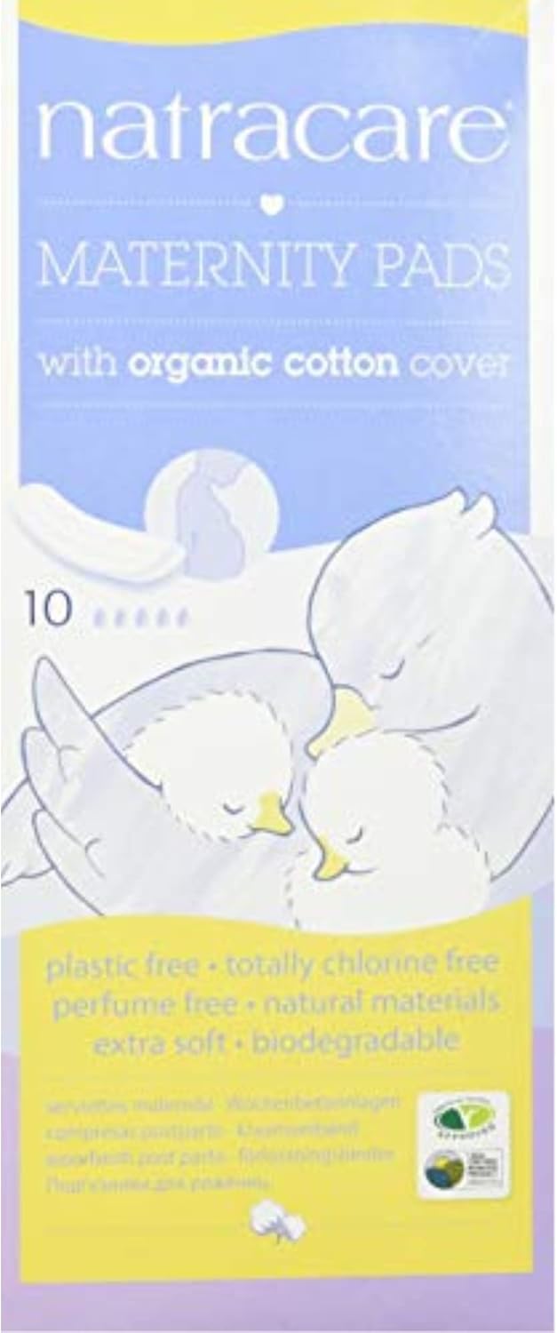 Natracare Maternity Pads 2 Boxes, 10 pads in each box (20 Pads Total)
