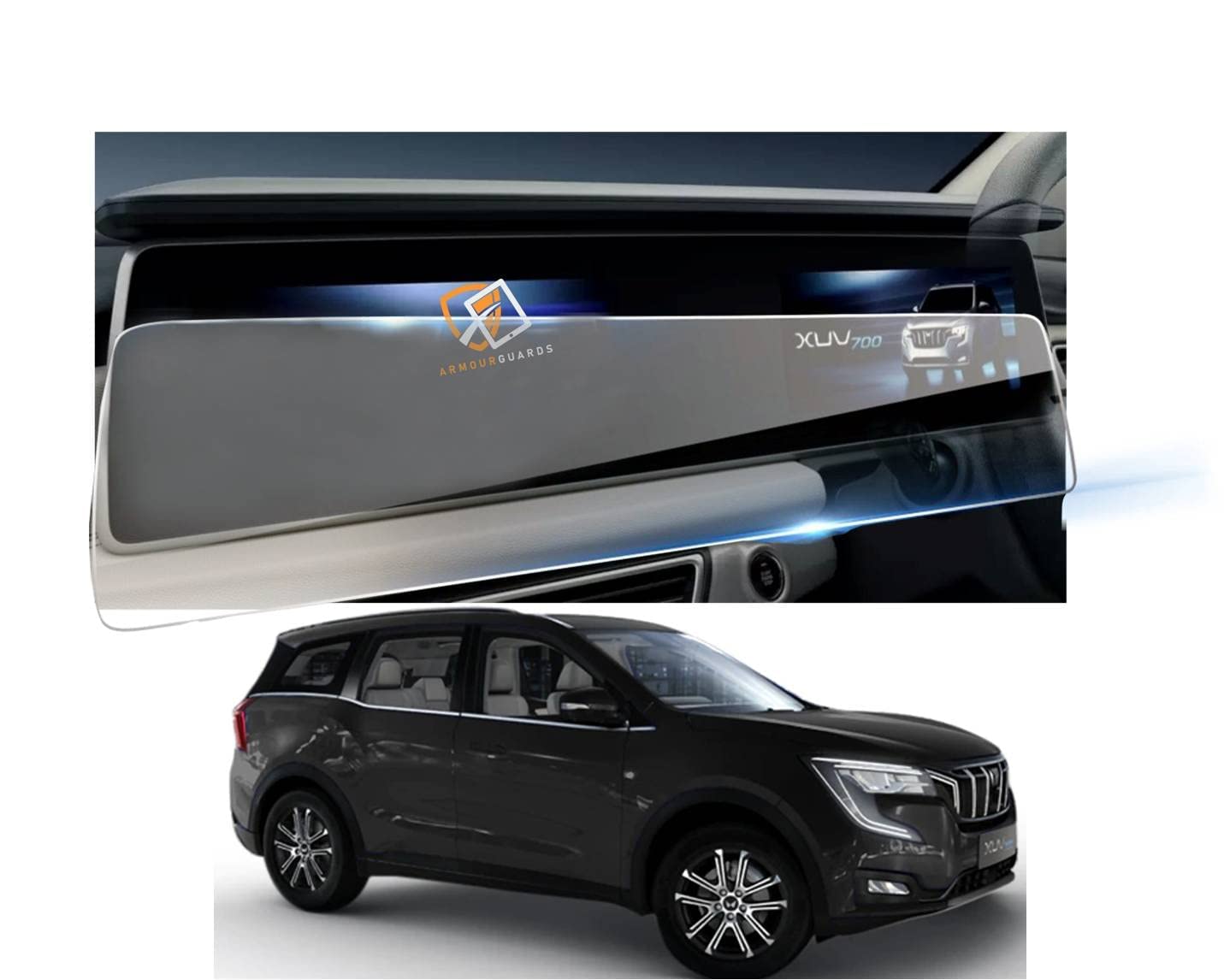 ARMOUR GUARDS 9H Screen Protector Compatible with MAHINDRA XUV 700 Touch Screen Infotainment 10.25 Inch (2021 Model) Its Flexible not Glass [Transparent] (B09SY5T6Q2) Amazon Price History, Amazon Price Tracker