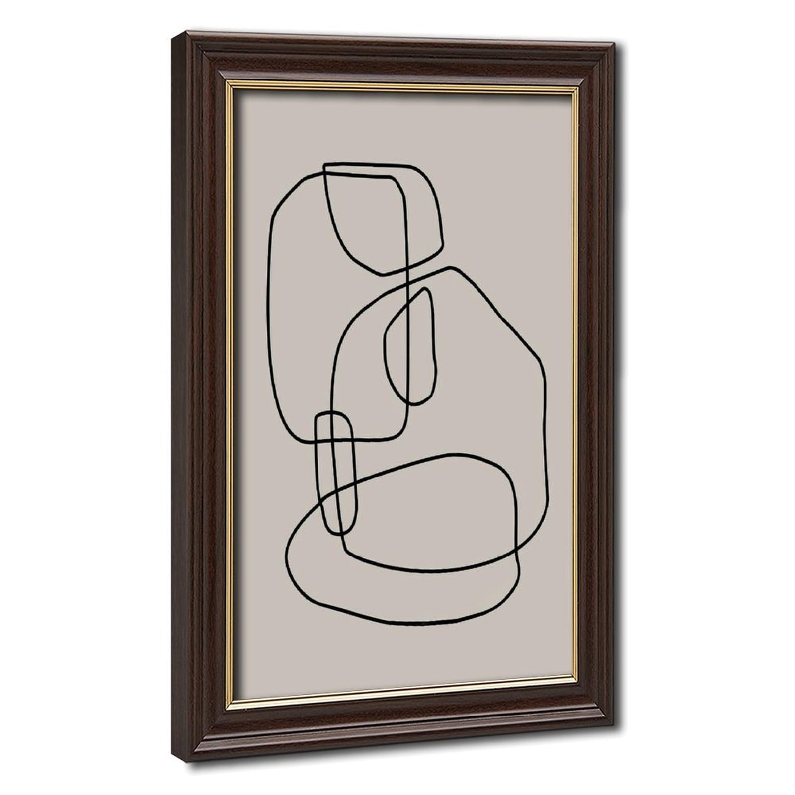 Bareronor Boho Forms Canvas Poster Bedroom Decor Landscape Office Room Decor Gift 24" L X 36" W