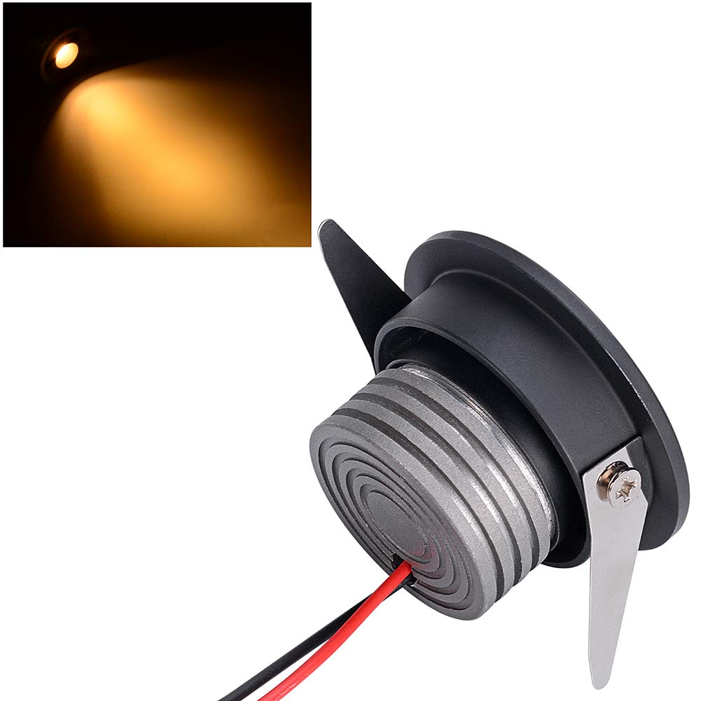 Midore Mini LED Einbaustrahler 5er Set | 3W Deckenspots Schwenkbar, 230V Mit Transformator