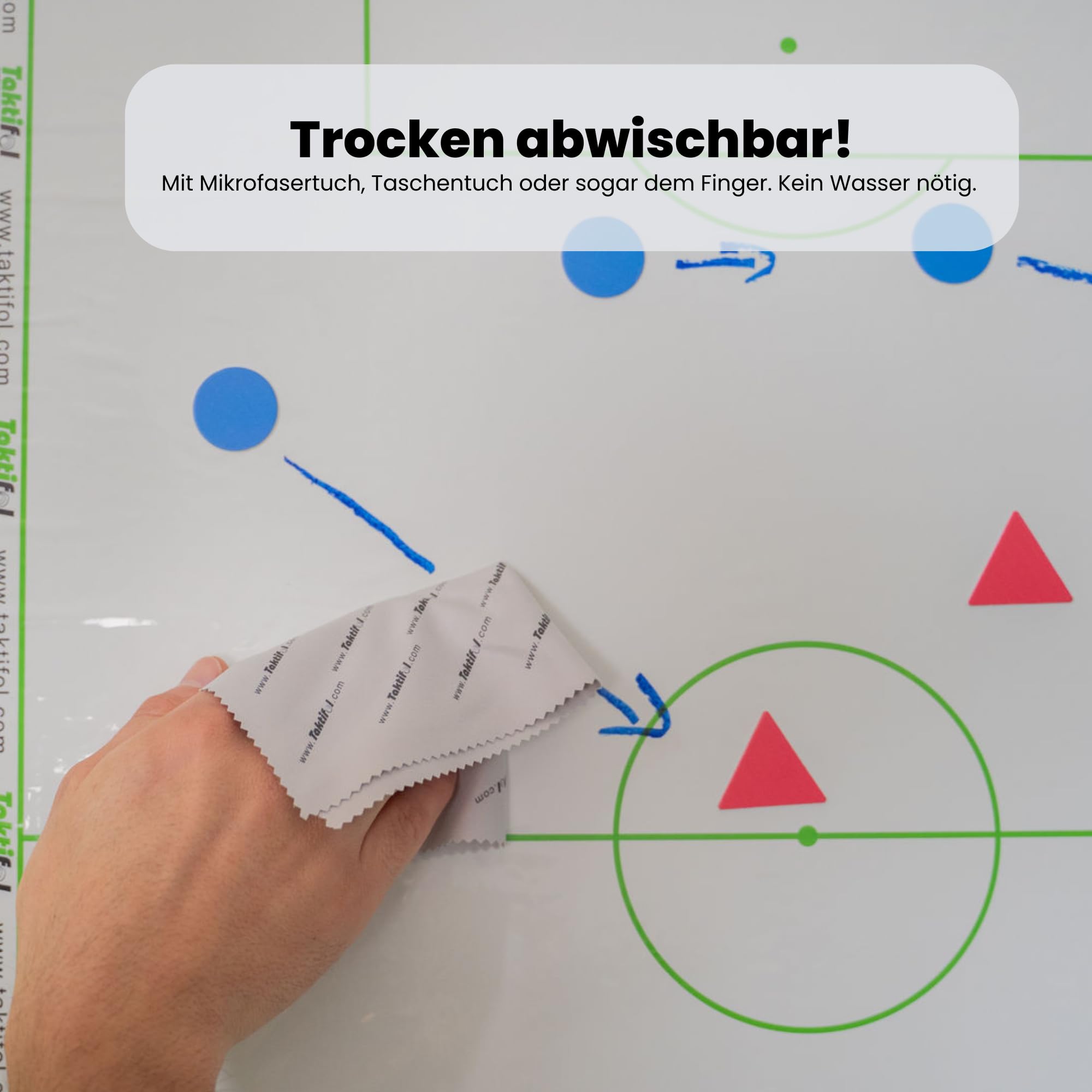 Feuilles Tactiques Football – Rouleau de 25 Feuilles 60 × 80 cm – électrostatiques, effaçables, réutilisables