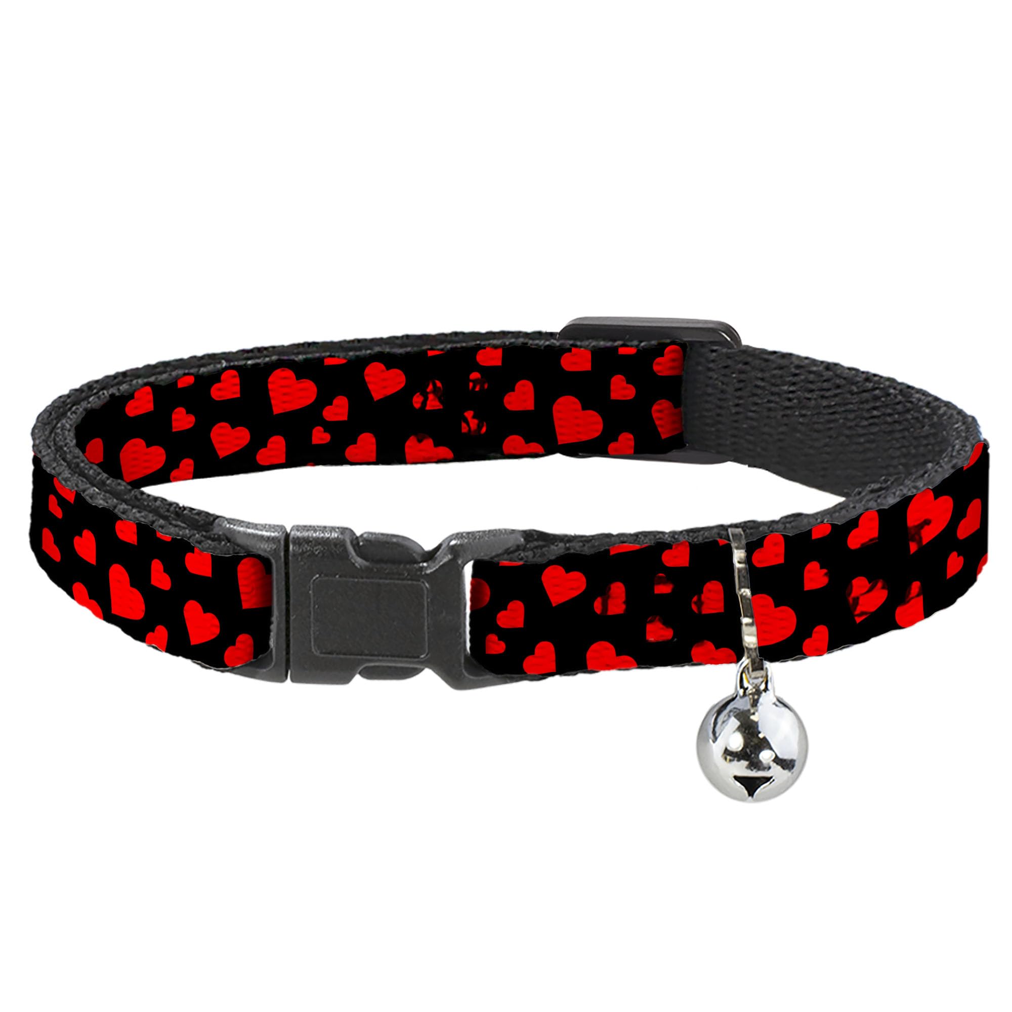 Collar para gato Breakaway con corazones collar seguro ajustable Buckle-Down NM
