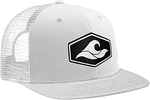 Joe's USA Koloa Surf Hexagon Patch Logo Trucker Hats