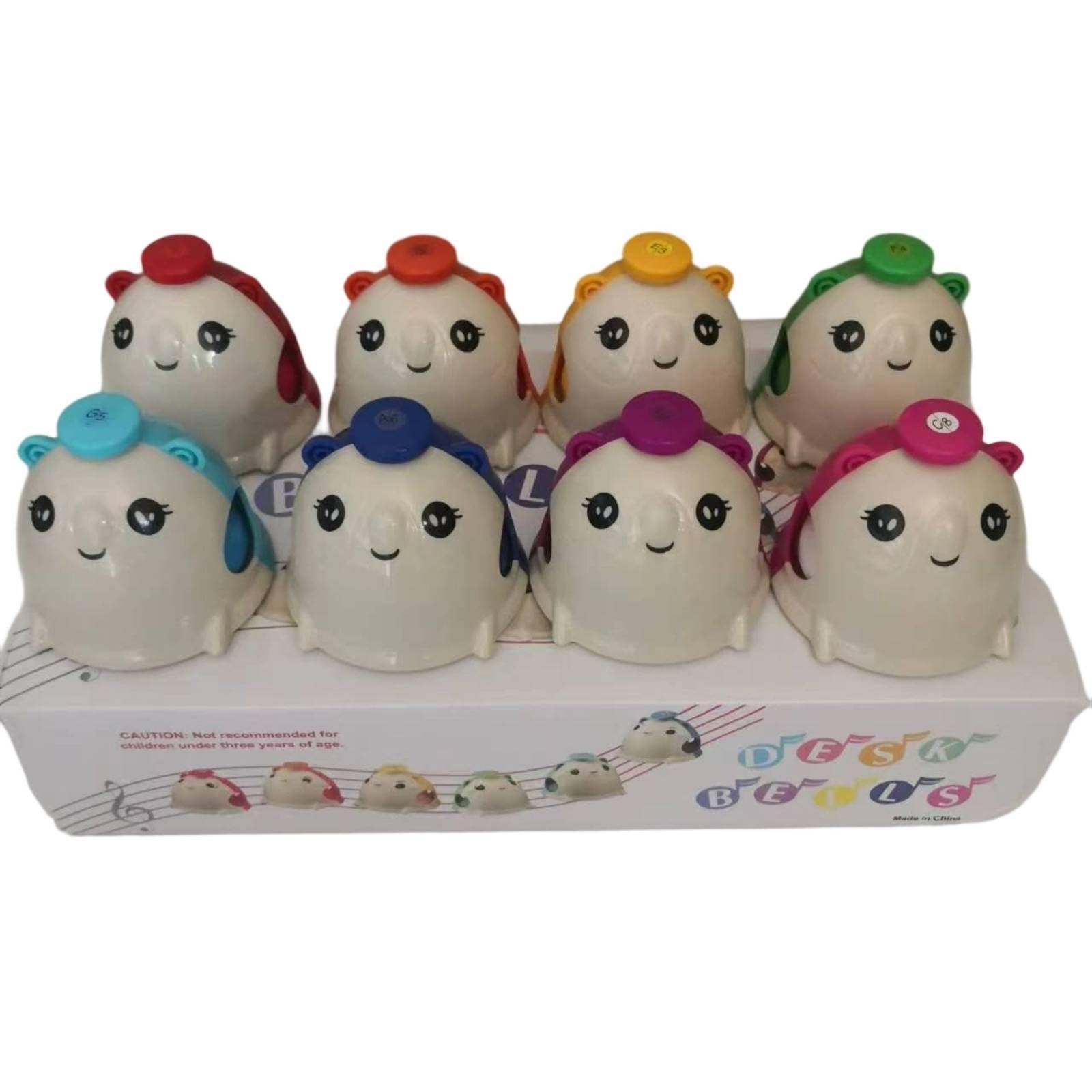 Baoblaze 8 Pezzi Campanella a Forma di | Per Bambini, Facili da Suonare, Campanella a Percussione, Scuola prescolare
