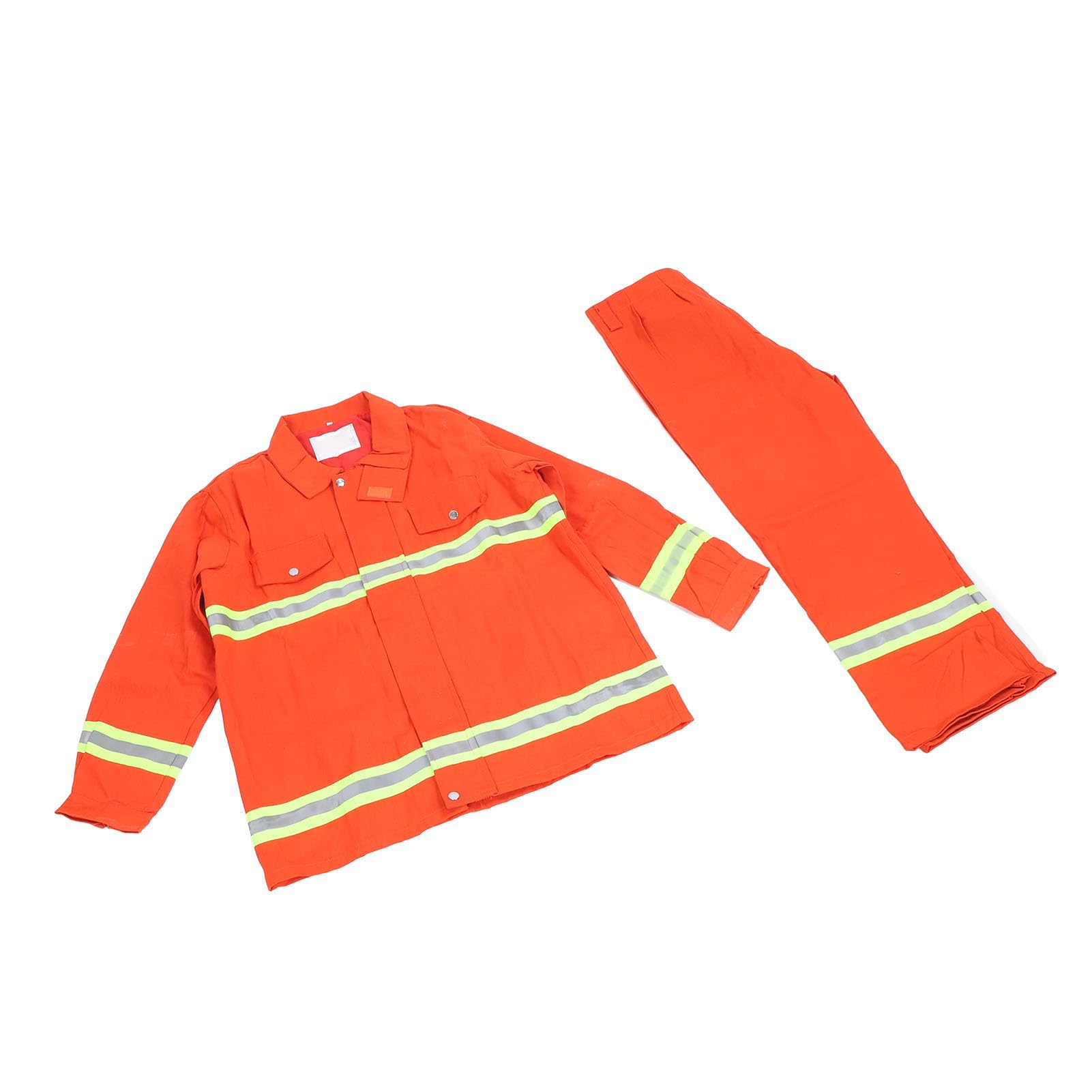 Traje de Trabajo Ignífugo Reflectante Mono a Prueba de Llamas Aislamiento Térmico Traje Ignífugo para Trabajadores en Entornos de Alto Riesgo Algodón/ABS/nylon 1 Juego para Uso Industrial