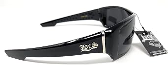 Locs Men's Rectangular Hardcore Wrap Sunglasses - 9054 & 91264 Series