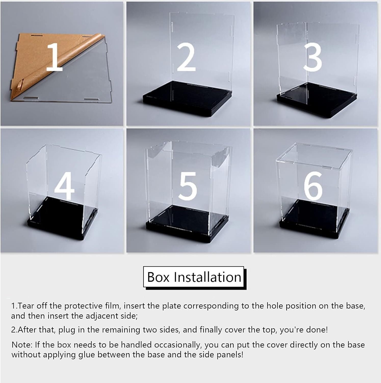 Caja de Vitrina acrílico