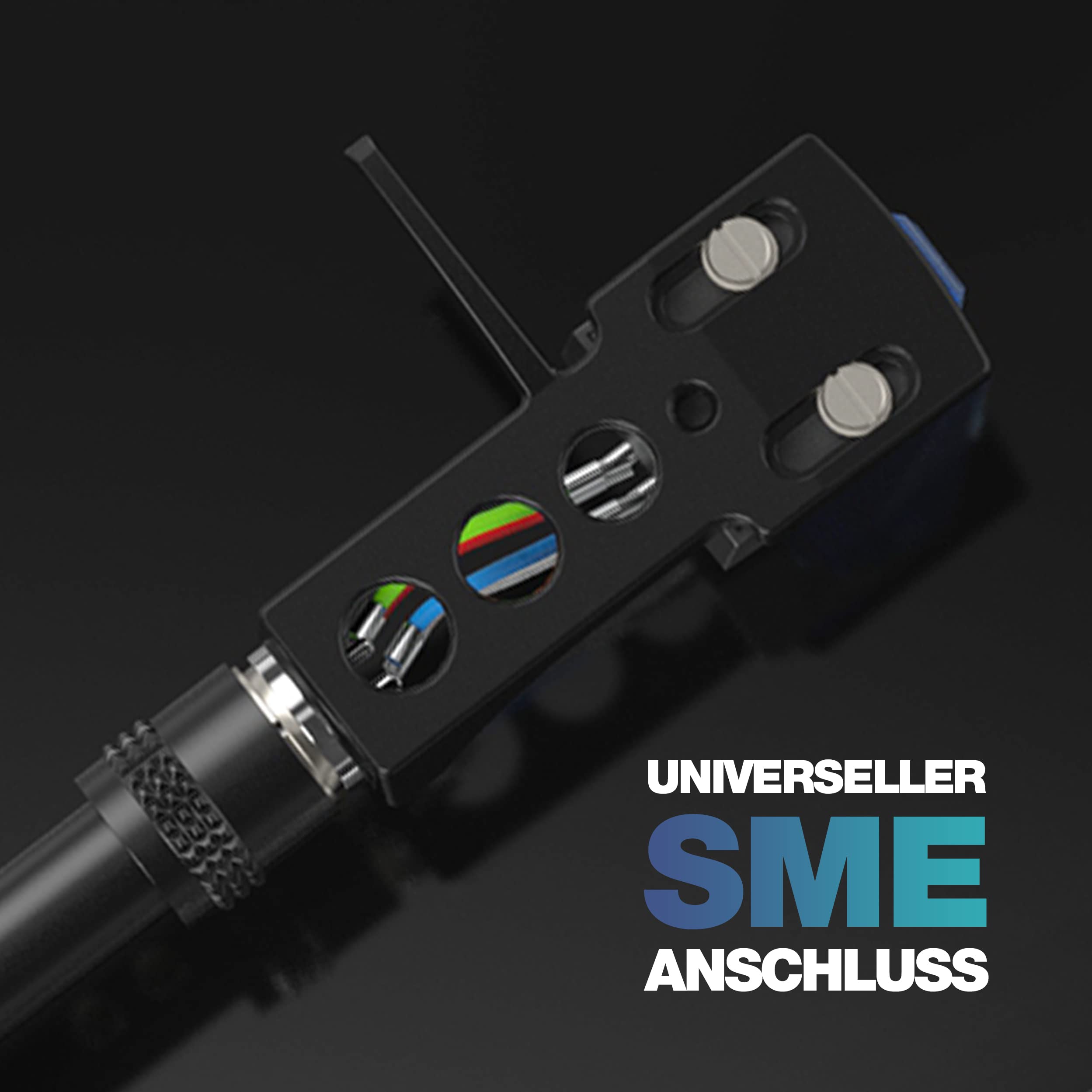 Reloop Turn X - Premium HiFi-Plattenspieler Inkl. Ortofon 2M Blue, High Torque-Direktantrieb, Präzise Rotationssteuerung, 3 Geschwindigkeiten, CNC-Aluminium-Druckgussteller, Anti-Skating, Schwarz