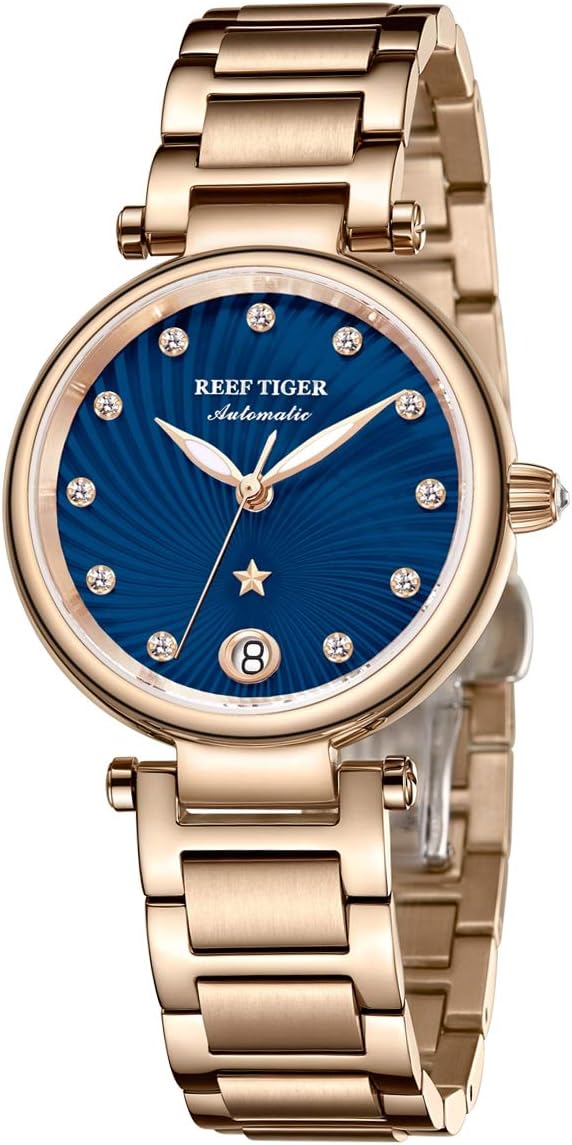 ساعت مچی زنانه ریف تایگر مدل RGA1590-PLP با بدنه استیل