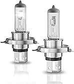 9003/H4 Halogen Headlight Bulb, 12V 55W Head Lamps, 4000 Lumens, 3800K,H4 Head Light Bulbs for Car, High and Low Beam,Automotive Light Bulbs,Pack of 2