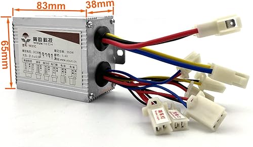 Miniatura 2 de L-más rápido 24V36V 350W controlador de velocidad del motor de cepillo eléctrico para kit de conversión de e-Bike