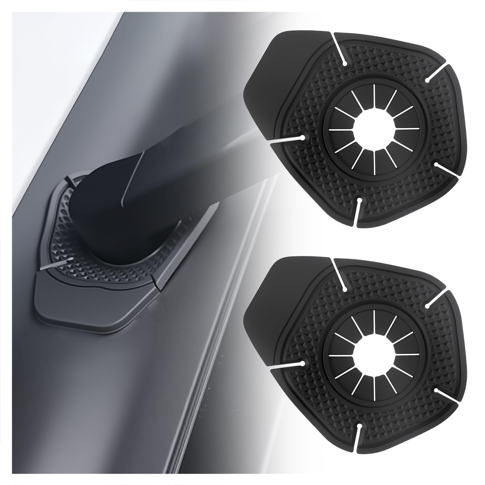 2PCS Silicone Windshield Wiper Covers Anti-Blocking Car Wiper Arm Hole Cover Protection Device Anti-Slip Wipers Blade Covers Car