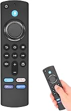 Control Remoto por Voz (3ª Generación) Compatible con Fire TV Stick 2ª y 3ª Generación, Stick Lite, 4K y 4K MAX, Cube 2ª y 3ª Generación, Bluetooth y 4 Botones de Acceso Rápido