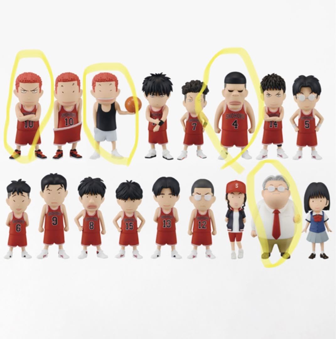 Amazon | SLAMDUNK スラムダンク フィギュア 4体セット OJKJ 