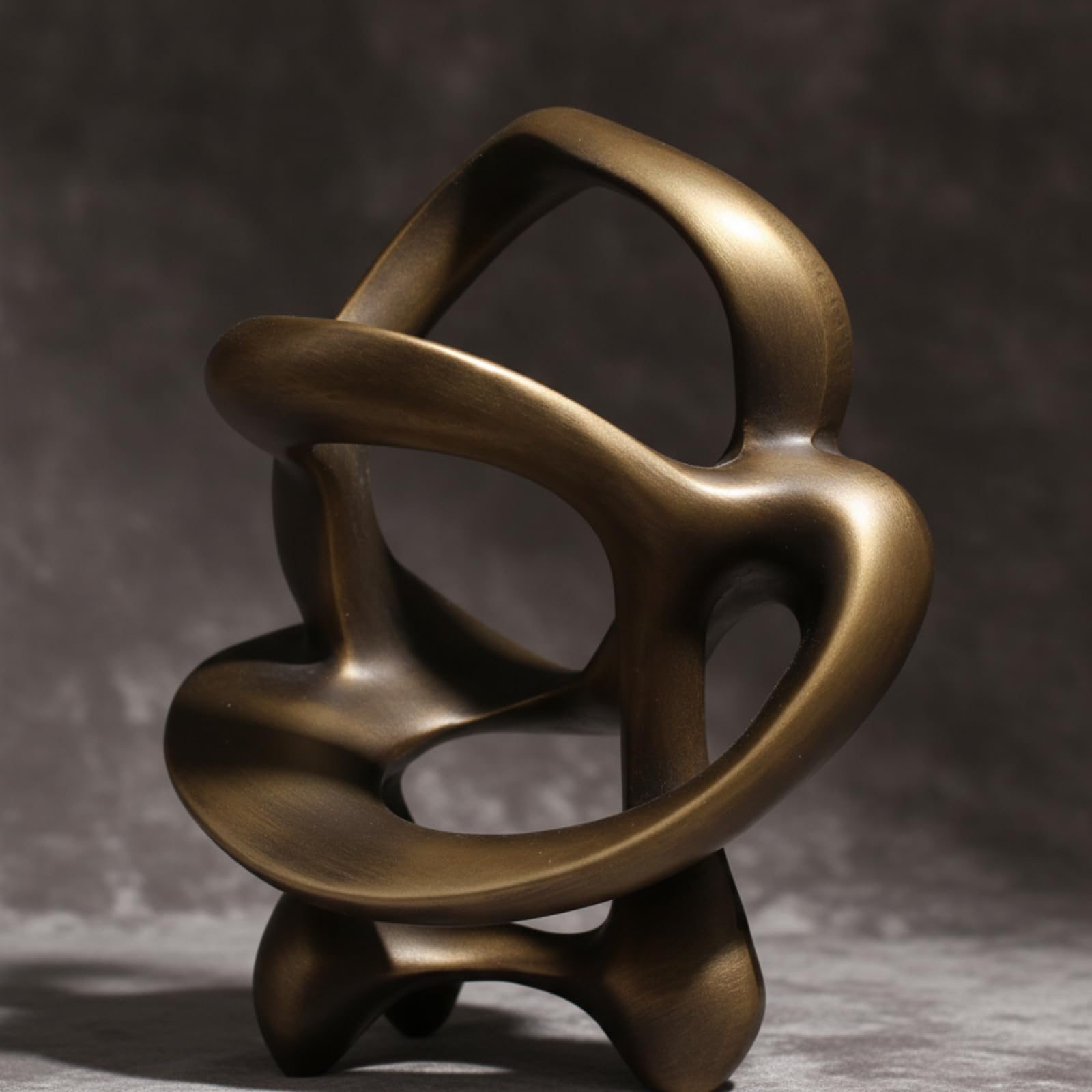 B Baosity Figura Resina Decorativa Decoración | Estilo Retro Moderno, Artística, Escultura con Base, para Mesa, Salón, Recibidor