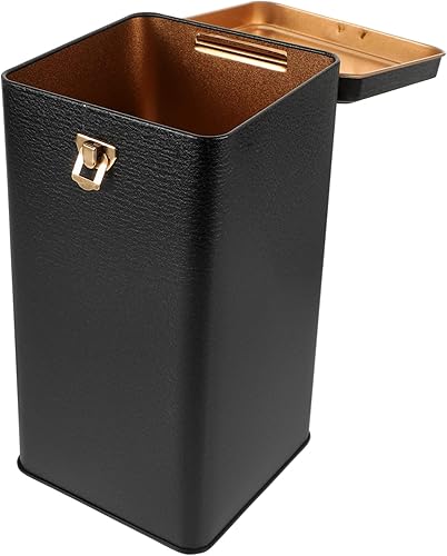 KICHOUSE Té de metal Azúcar Tin Snacks Tarros de hojas sueltas Almacenamiento de té Contenedor de caramelo Tarro de azúcar Contenedores de estaño