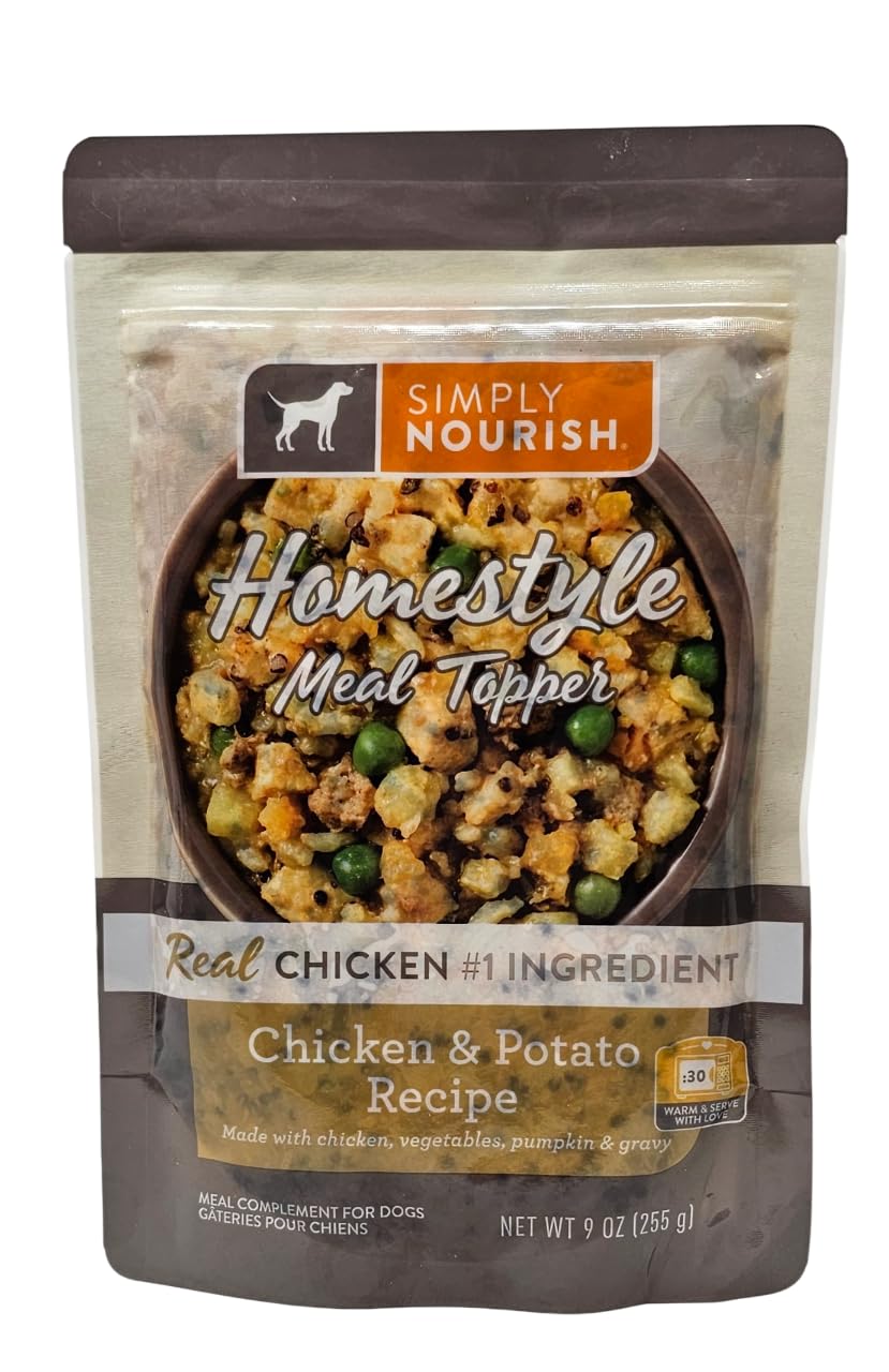 SIMPLY NOURISH Homestyle Chicken and Potato Dog Meal Topper, 9 Ounces