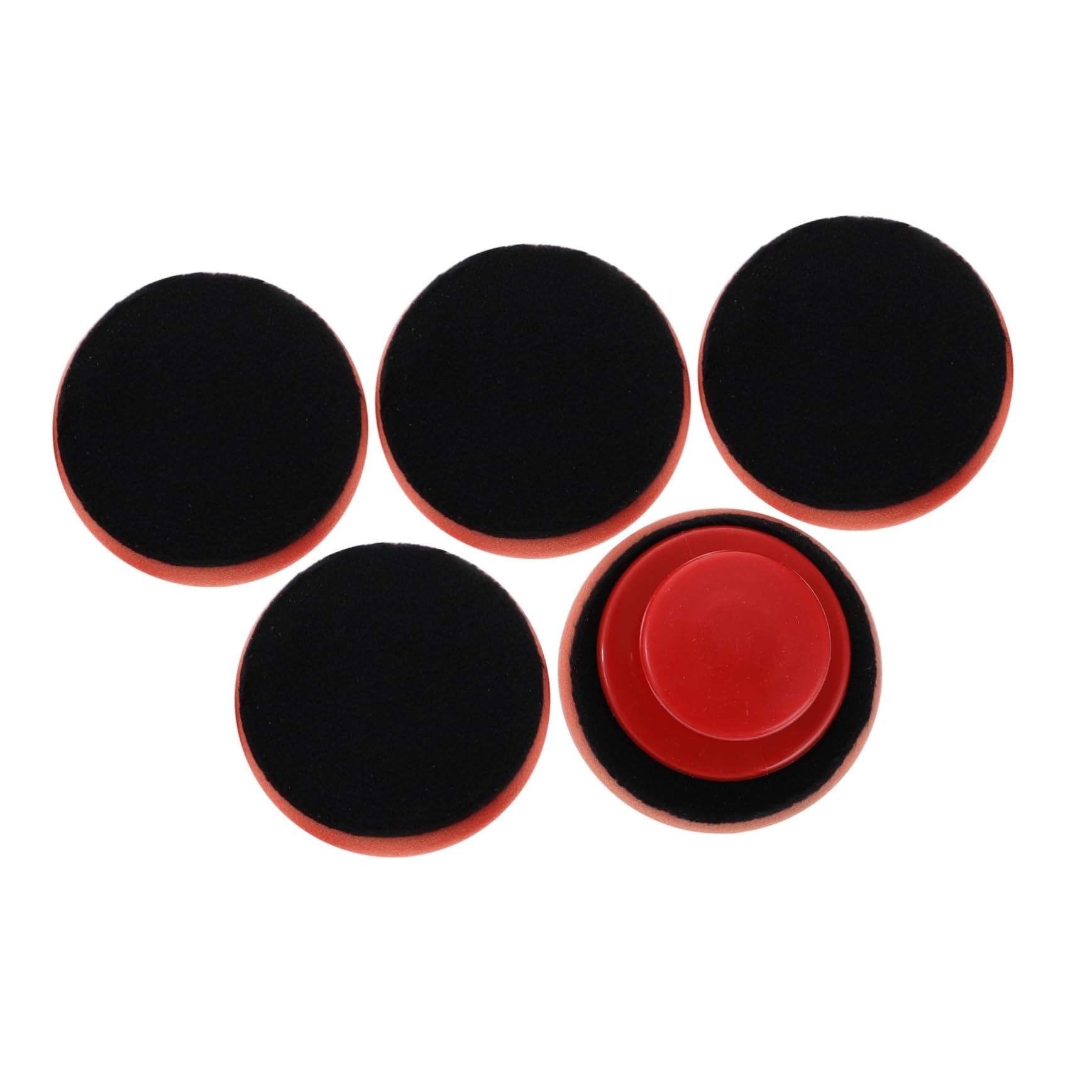 Vaguelly 5pcs Sponge Wax Applicator Pads with Ergonomic Grip Handle Durable Microfiber for Efficient Waxing Polishing and Staining of Cars