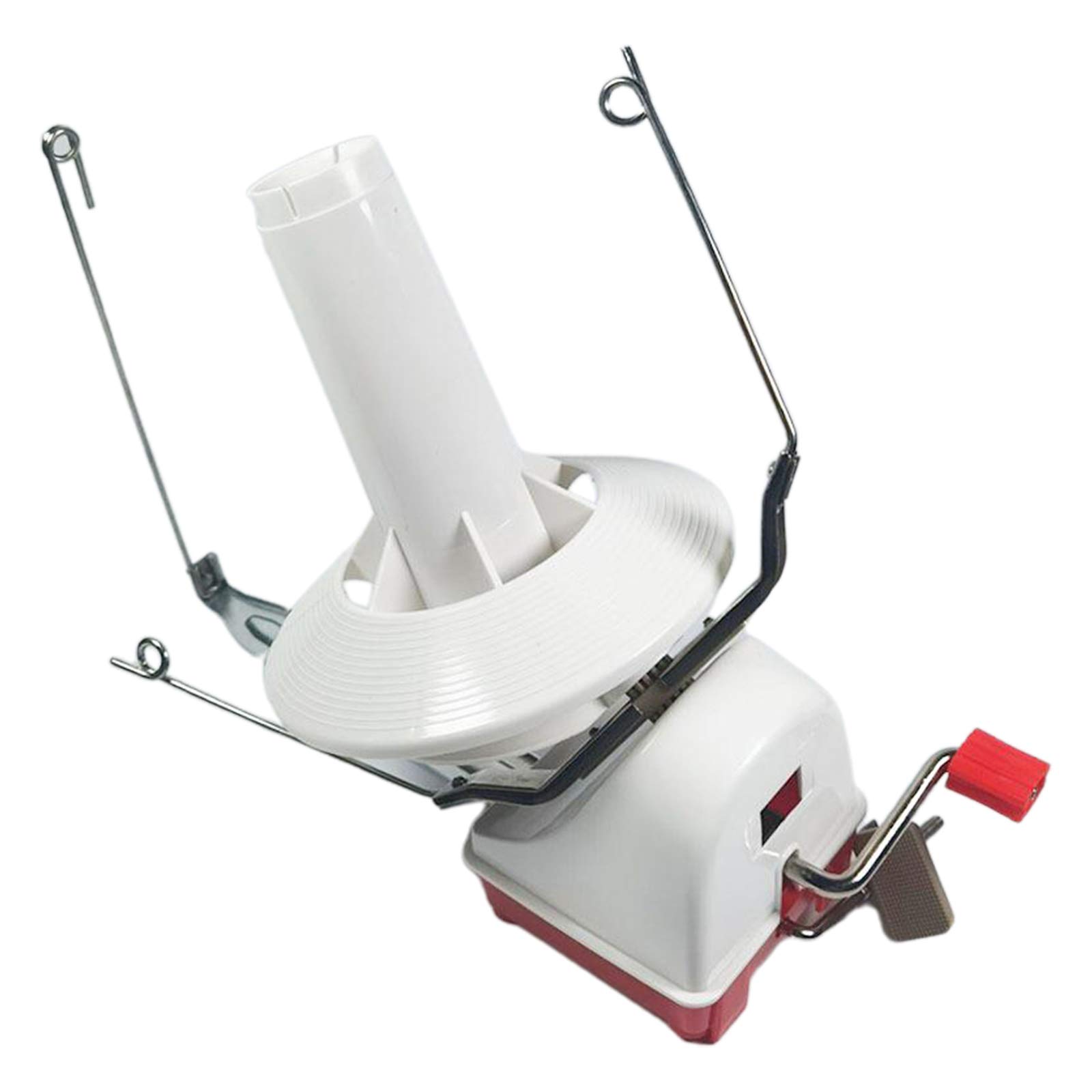 Joymerit Light Yarn Ball Winder Jumbo Metal Fiber/Wool/String Ball Winder Hand Operated Sewing