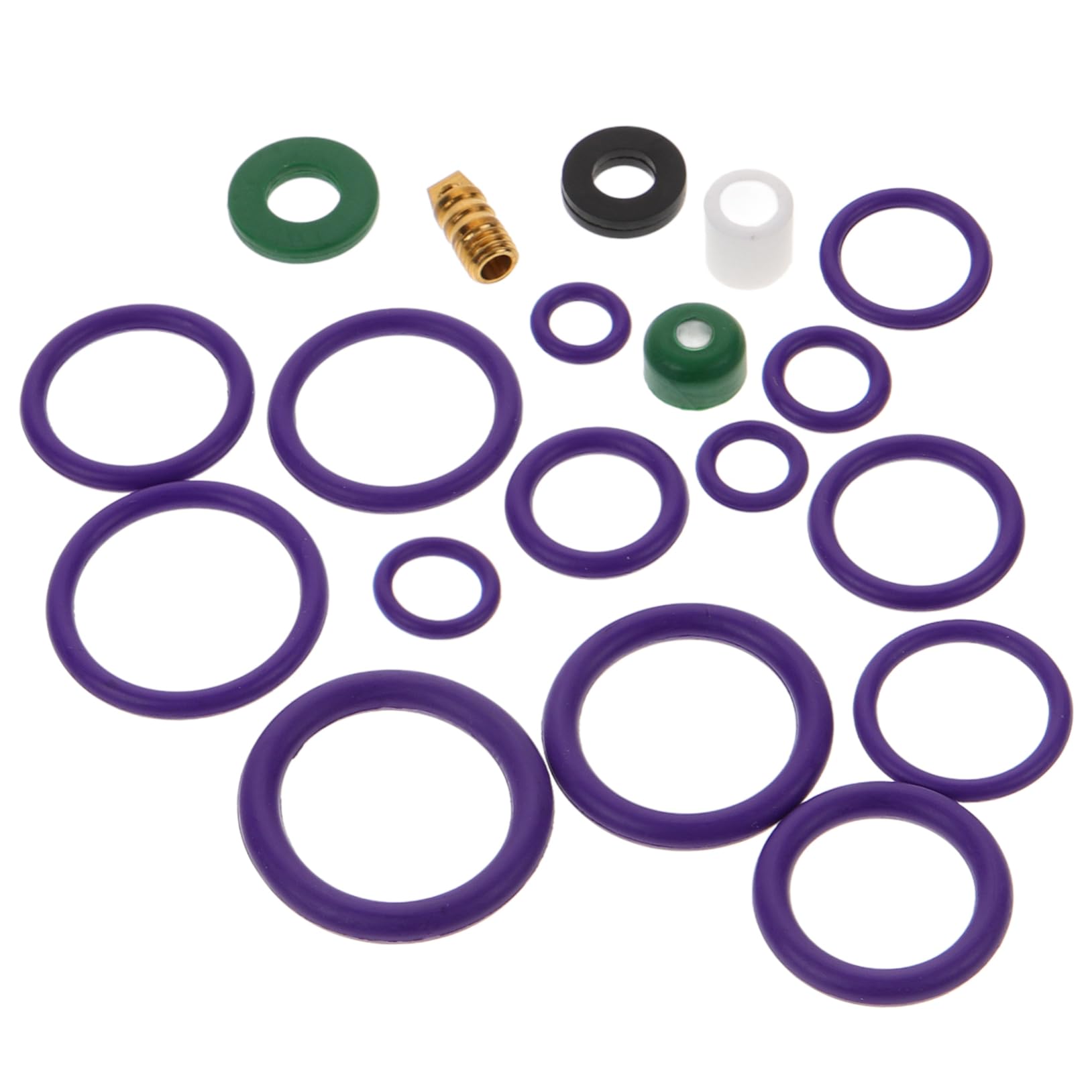 PRETYZOOM 4 Set Anello in Gomma Per Climatizzatore Guarnizione Di Tenuta Anelli Del Condizionatore D'aria Dell'auto Condizionata Perdere Richiudere Kit Guarnizioni Ca Gomma Da Cancellare