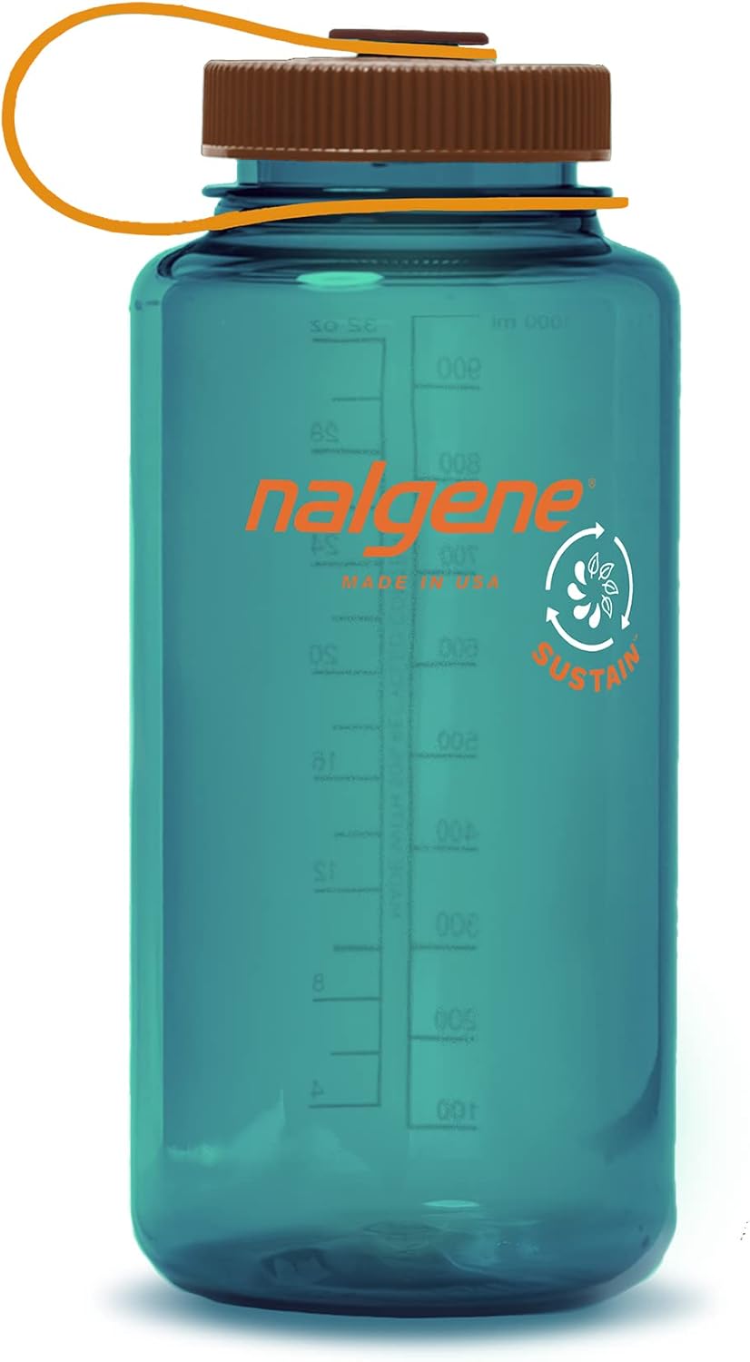 Nalgene Sustain Tritan BPAFree Water Bottle Made with Material Derived