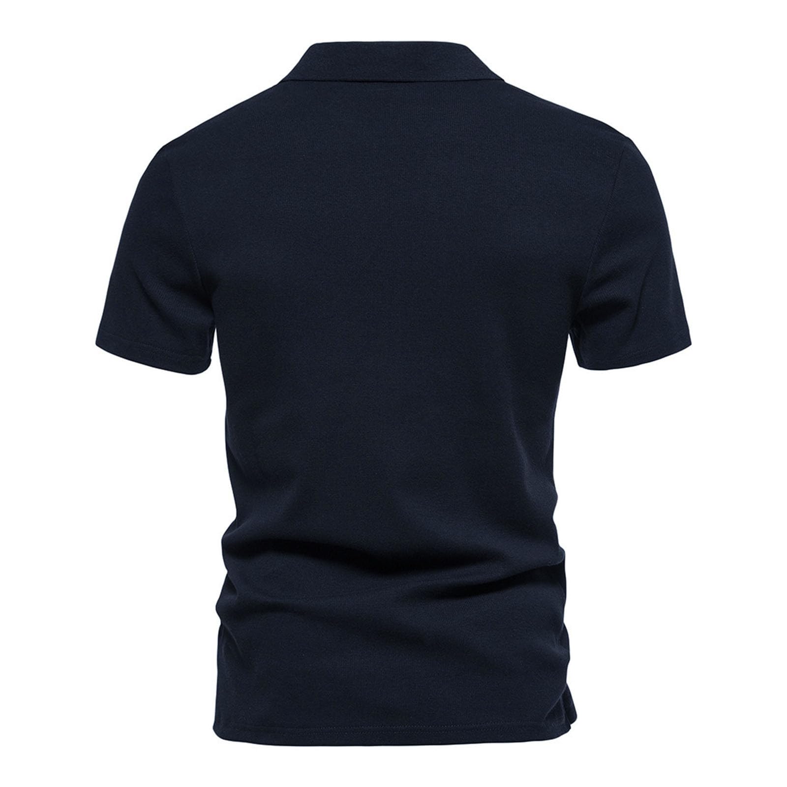 Poloshirts - Camiseta de manga corta para hombre, cuello de solapa, transpirable, ajuste cómodo, capas base para uso diario e informal