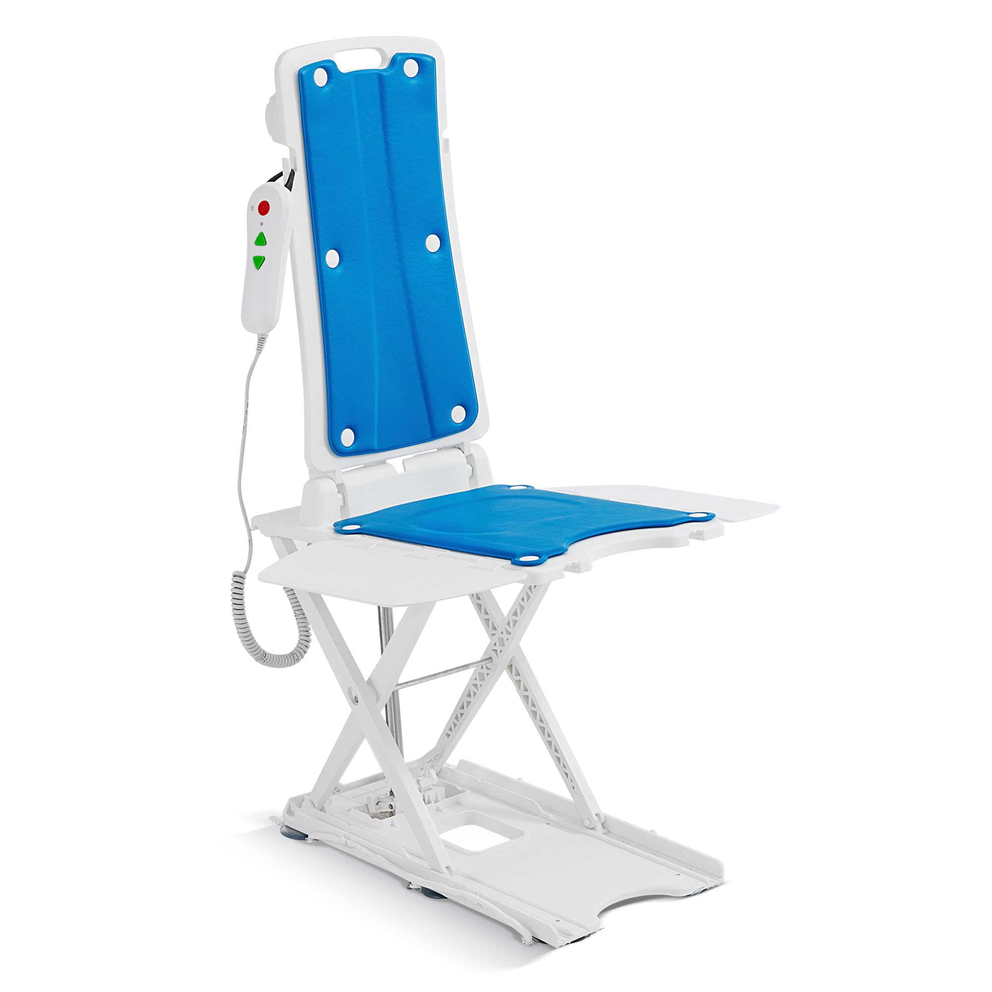 MCombo Electric Floor Lift for Elderly Falls, Bath Lift Chair with Padding for Senior, Transfer Assist, BA226BU