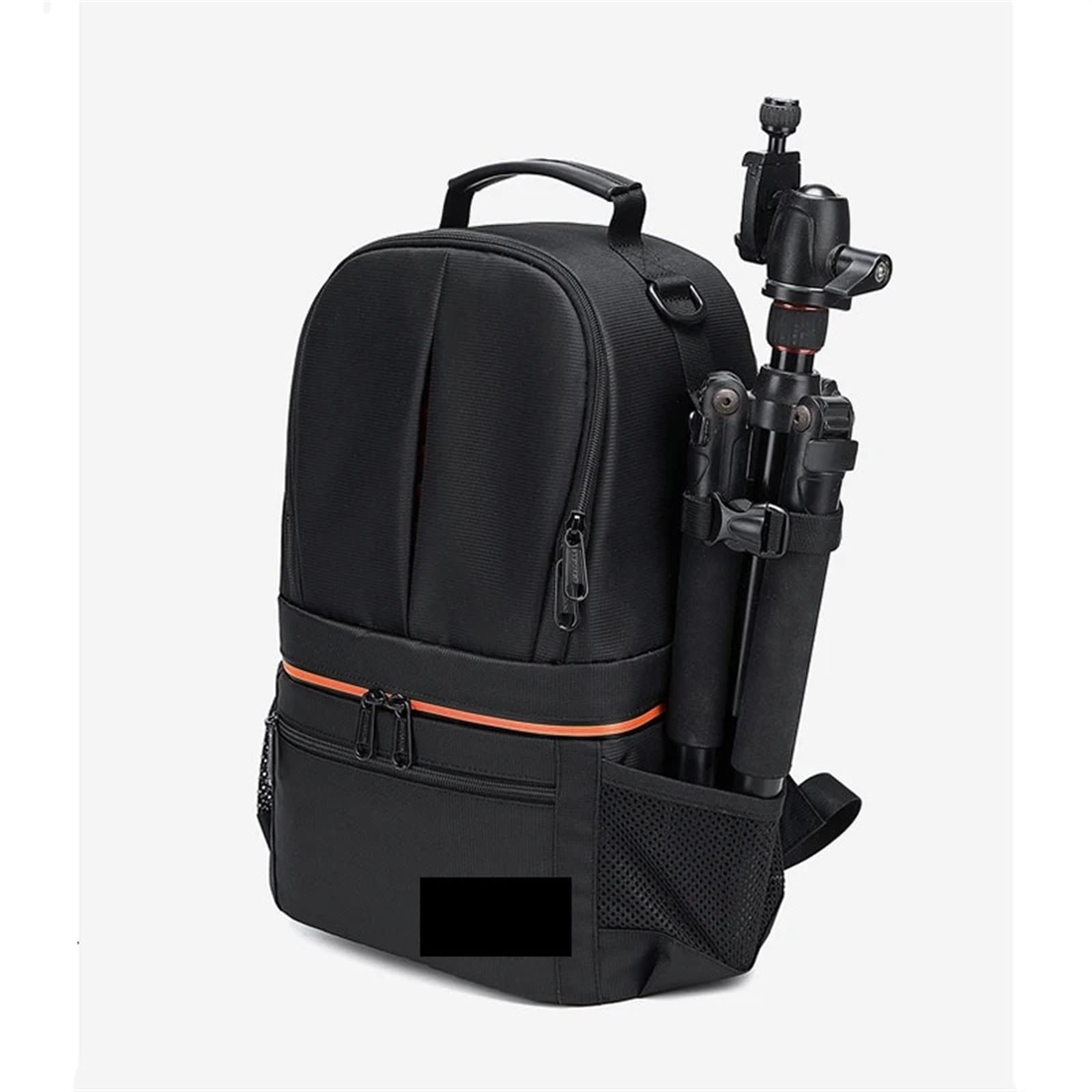 Bolsa de cámara con Doble Correa hacia Arriba y Abajo, Impermeable, Unisex, Bolsa Digital, Accesorios, for Lentes, Capa DIY Funda Camara Reflex(Blue with Orange)