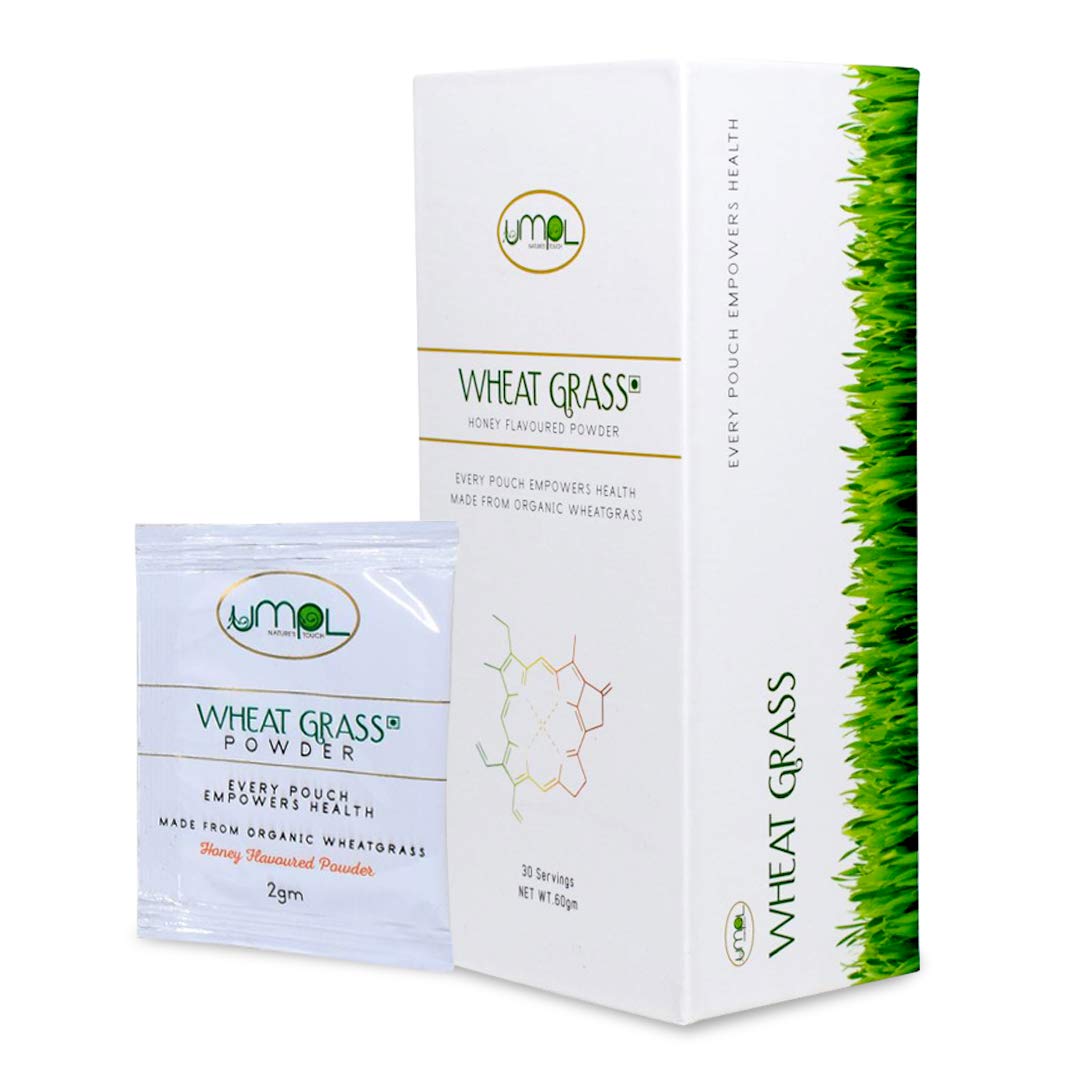 UMPL Organic Wheatgrass Honey Flavour - 2gms pouch - 30 sachets (60 g)