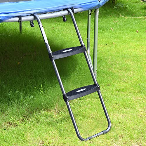 image for HBTower Trampoline Ladder with Horizontal and Wide Steps, Universal Ho