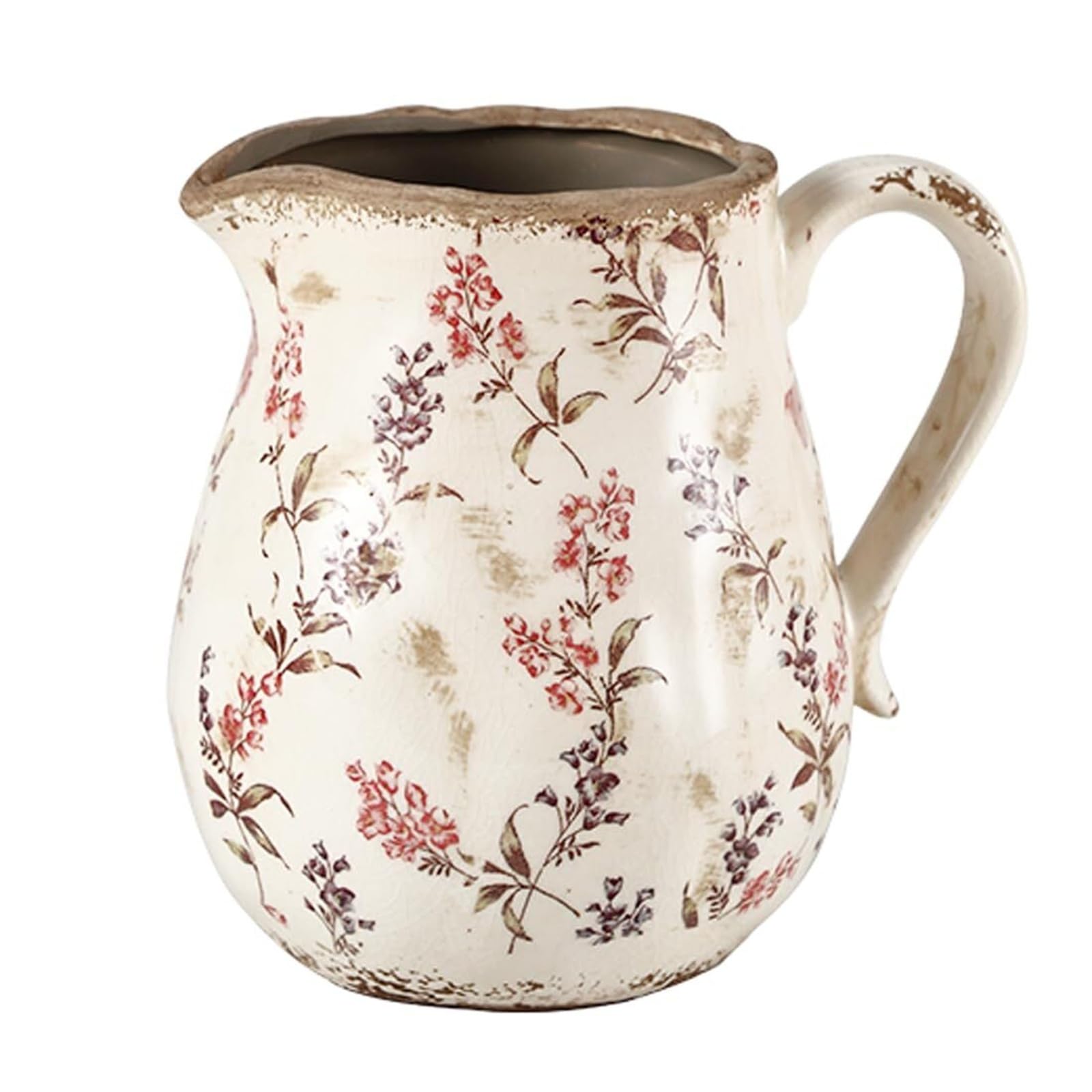 Vase à fleurs chinois en céramique pour décoration de maison et étagère