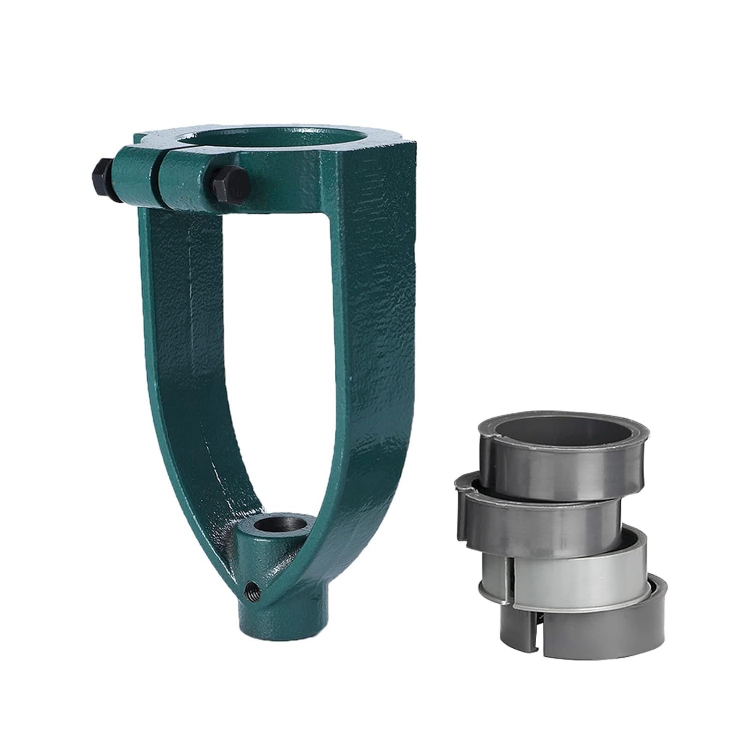 YUEWO Mortising Attachment for Drill Press, Bench Drill Locator Set for Mortising Chisels Drilling Machine, Square Hole Hollow Chisel Mortiser Drill Bit for Woodworking, Mortise and Tenon Joint Tools